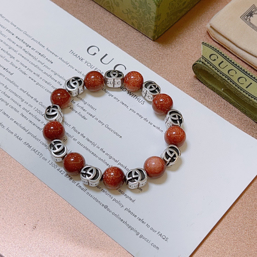 Gucci Anger Forest Interlocking G Antiqued Bracelet - album image 2