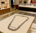 Gucci Anger Forest Interlocking G Antiqued Chain Necklace - album image 1