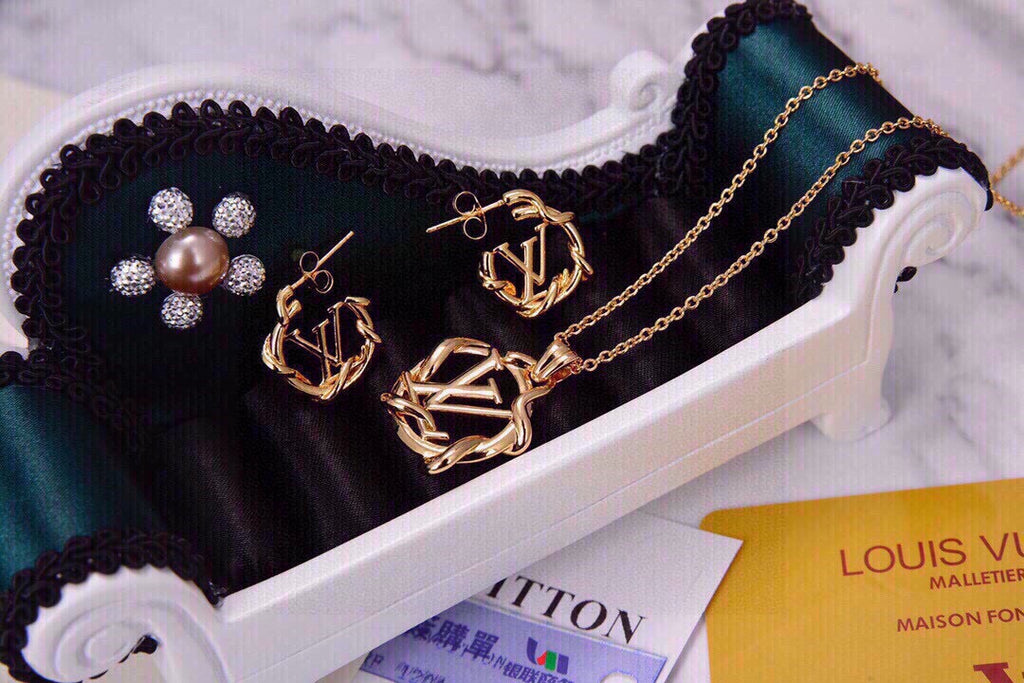 Louis Vuitton LV Letter Jewelry - Earrings or Necklace - album image 4