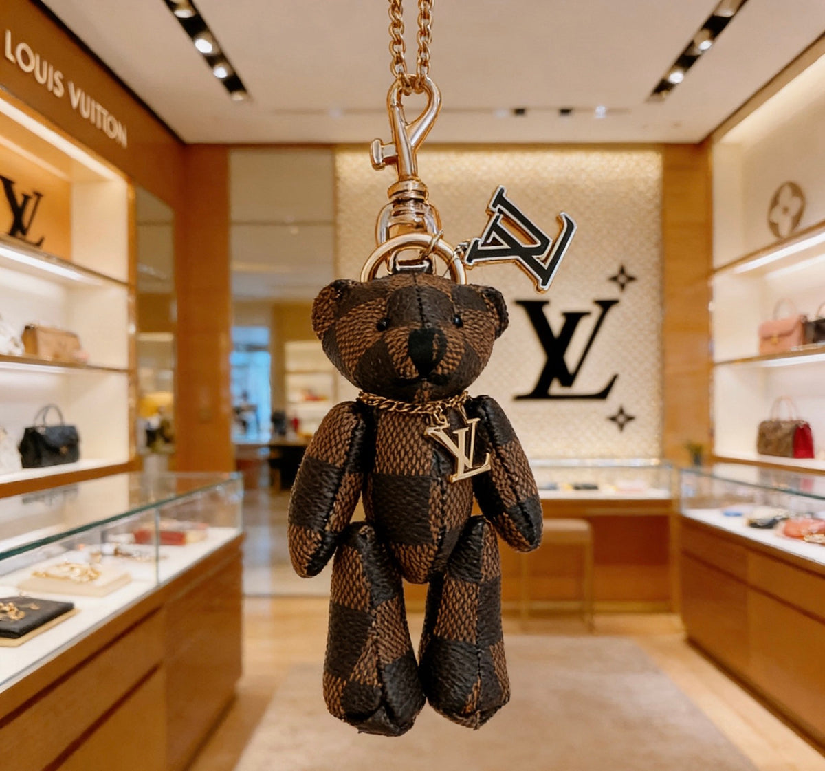 Louis Vuitton Brown Monogram Bear Keychain - album image 5