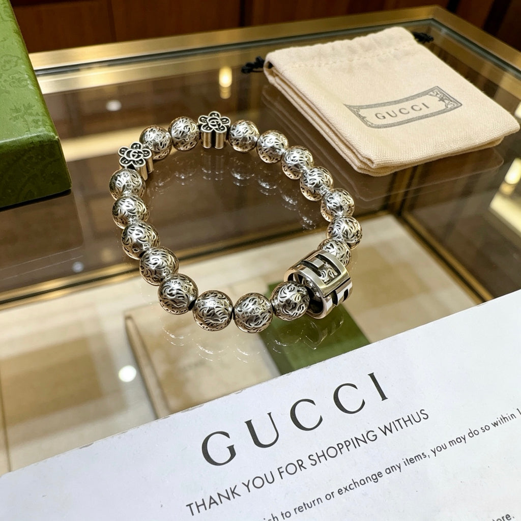 Gucci Anger Forest Interlocking G Antiqued Bracelet - album image 4