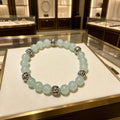 Gucci Anger Forest Interlocking G Stone Bead Crystal Accent Antiqued Bracelet - album image 1