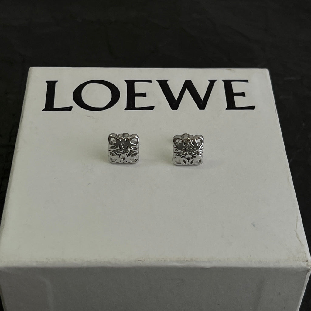 Loewe Mini Anagram Block Stud Earrings - product image 2
