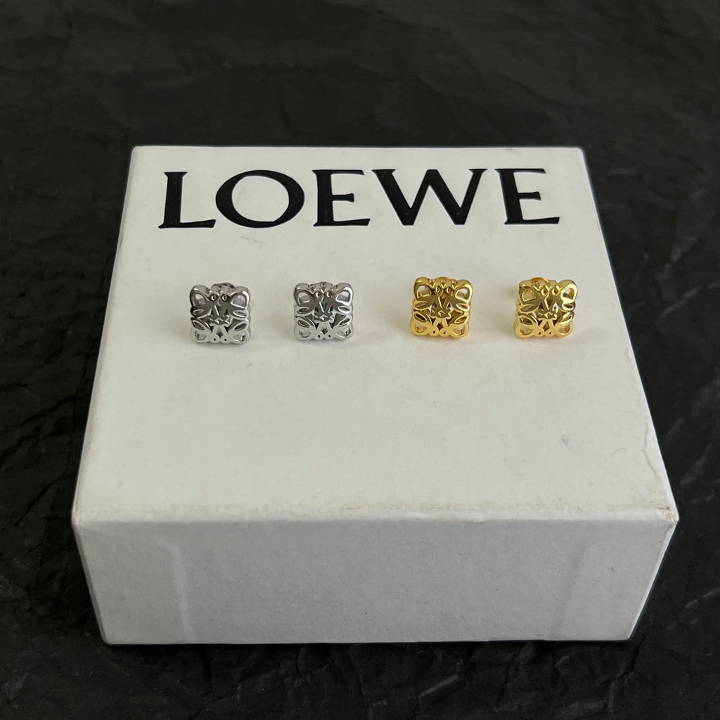 Loewe Mini Anagram Block Stud Earrings - product image 3