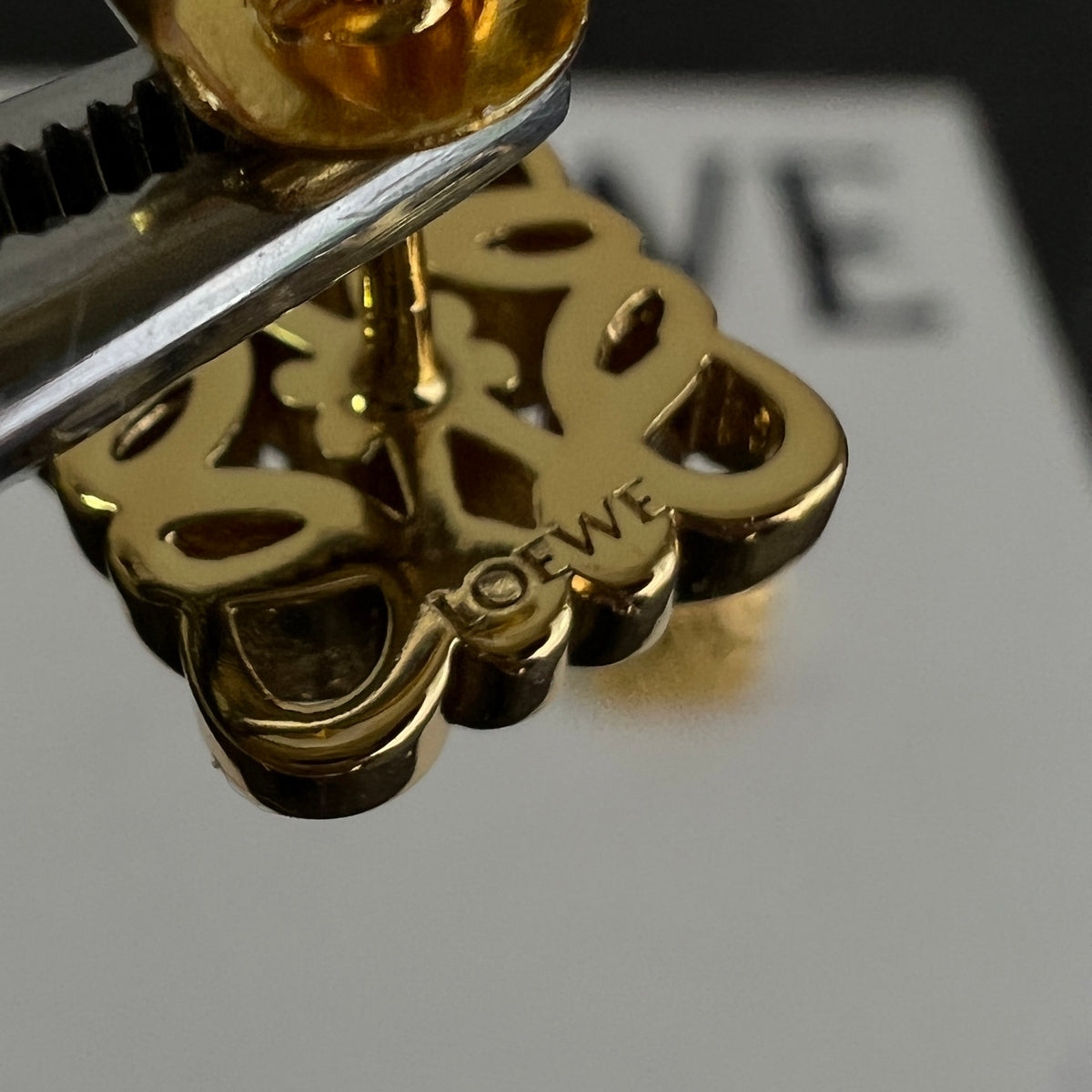 Loewe Mini Anagram Block Stud Earrings - product image 11