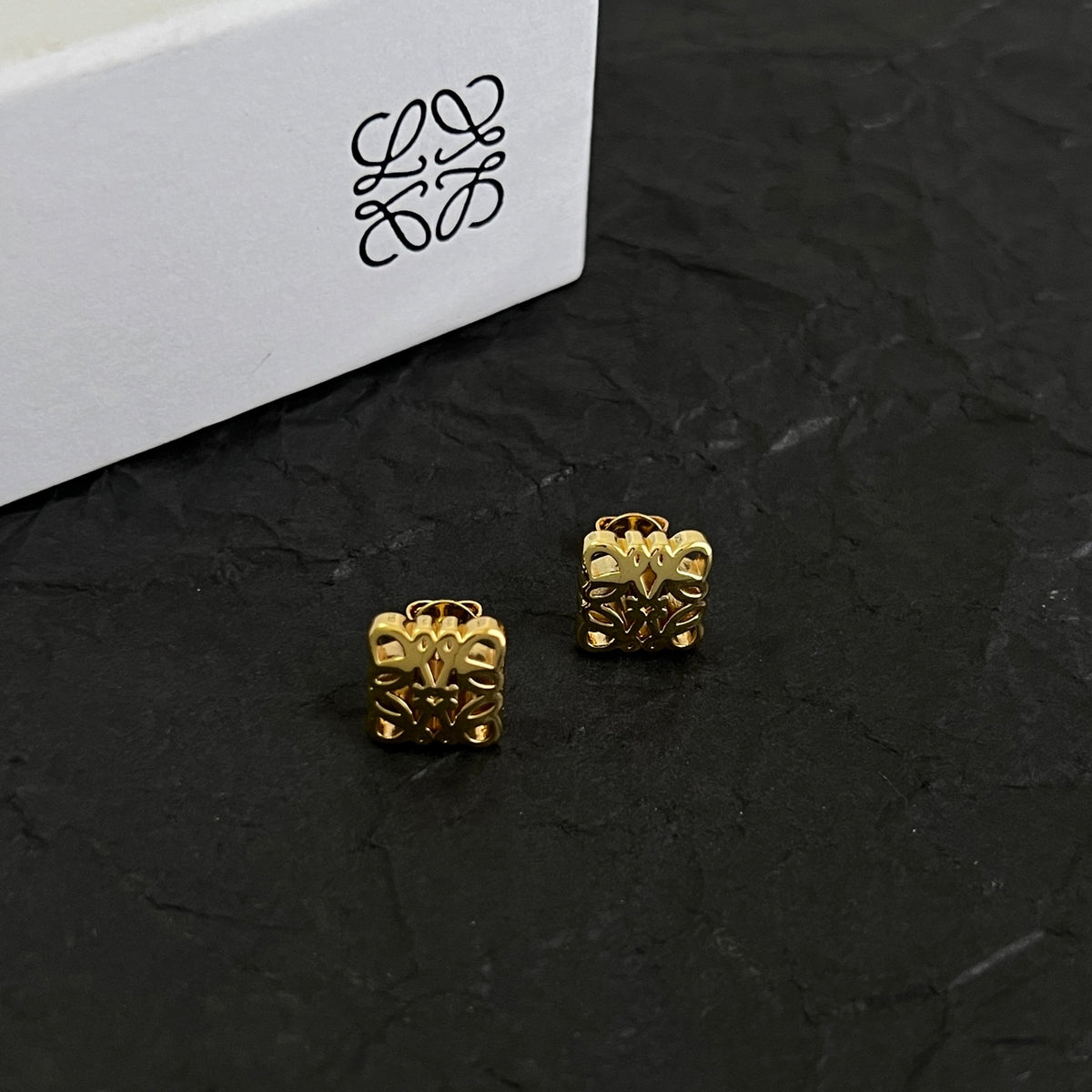 Loewe Mini Anagram Block Stud Earrings - product image 9