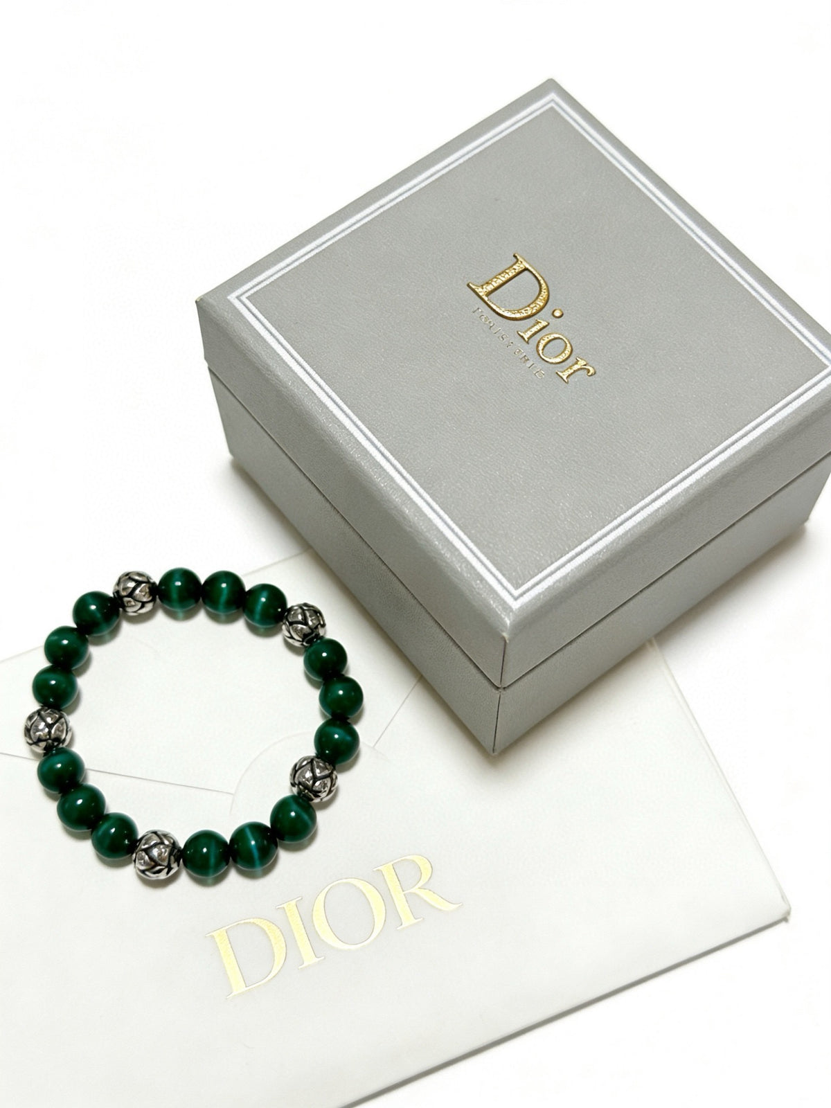 Dior Green Bead Ornamental Bracelet - product image 13