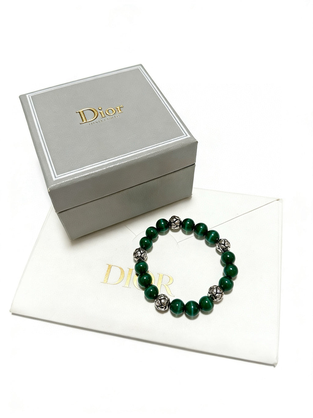 Dior Green Bead Ornamental Bracelet - product image 9