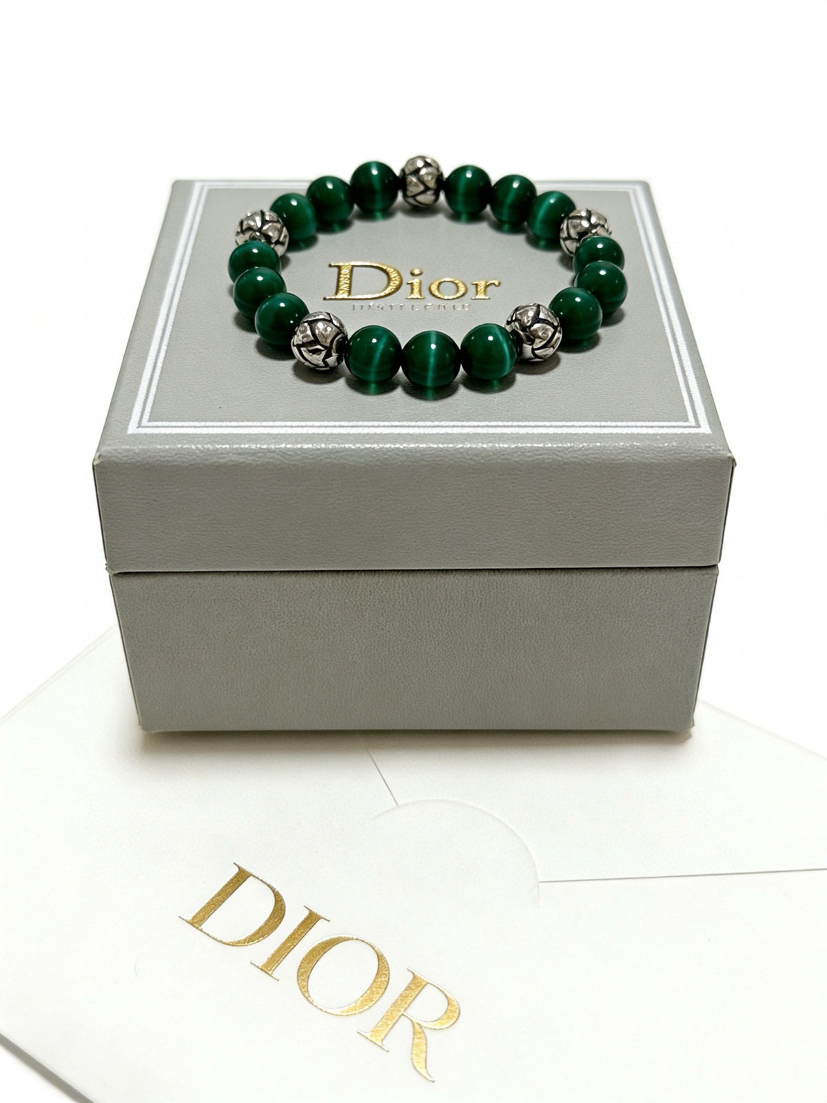 Dior Green Bead Ornamental Bracelet - product image 10