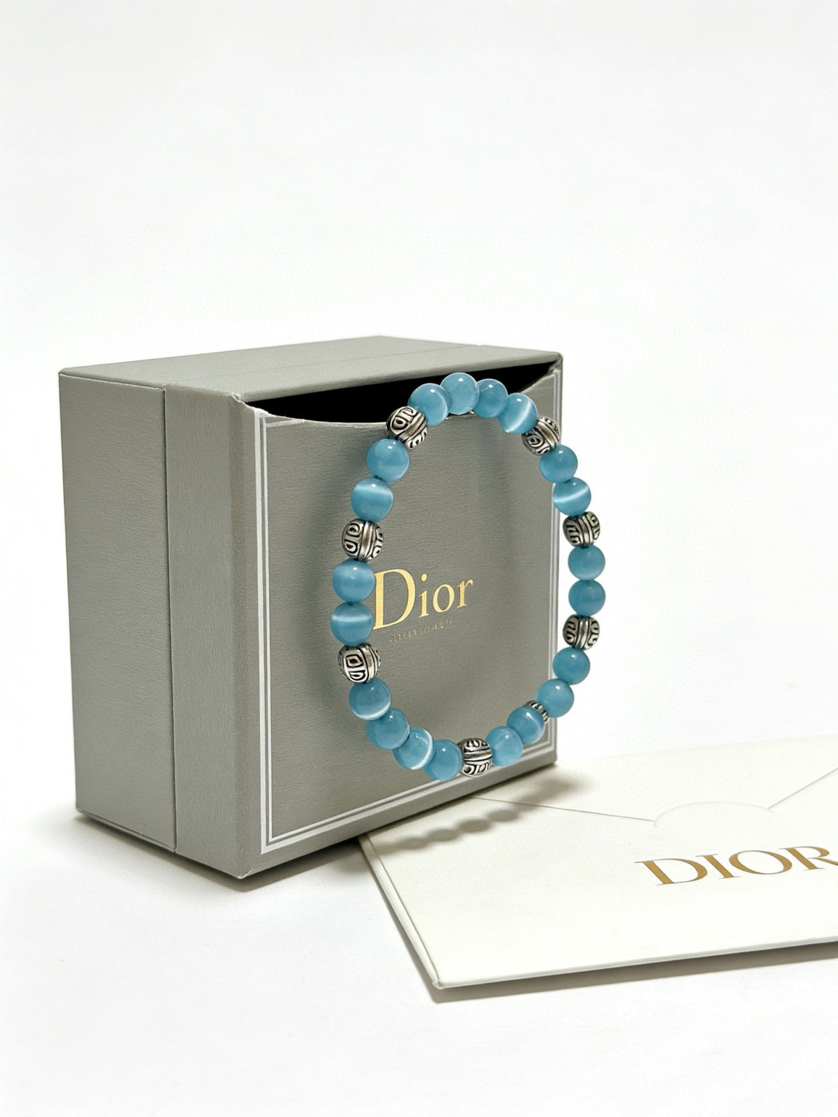 Dior Pale Blue Bead Bracelet - product image 7