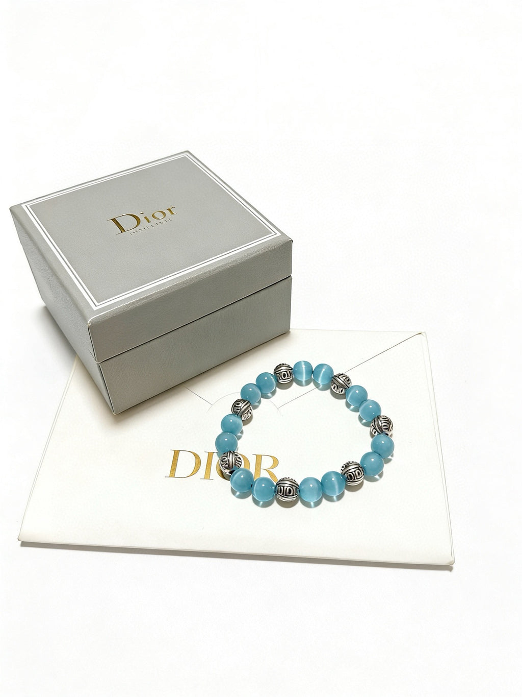 Dior Pale Blue Bead Bracelet - product image 8