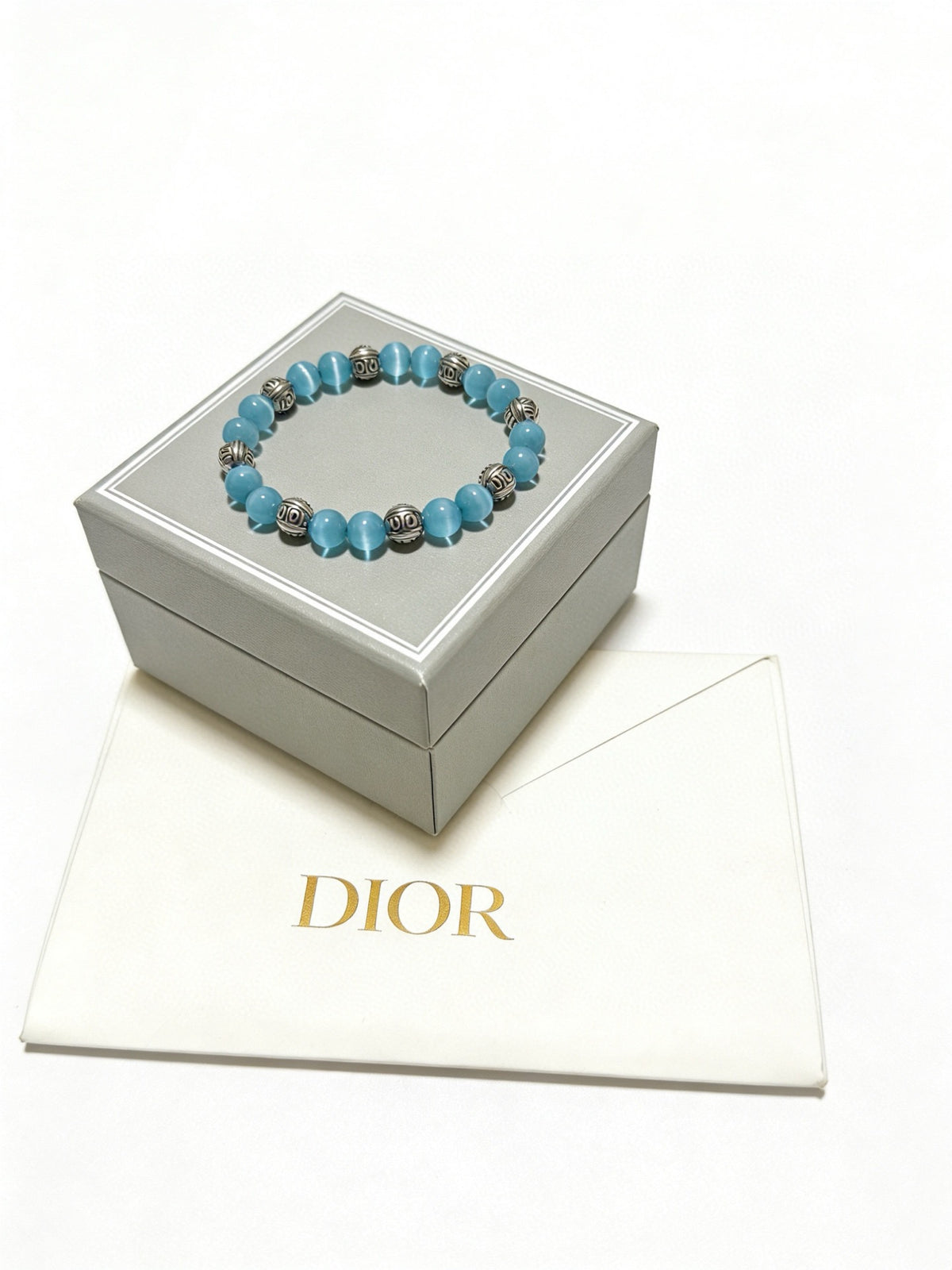 Dior Pale Blue Bead Bracelet - product image 10