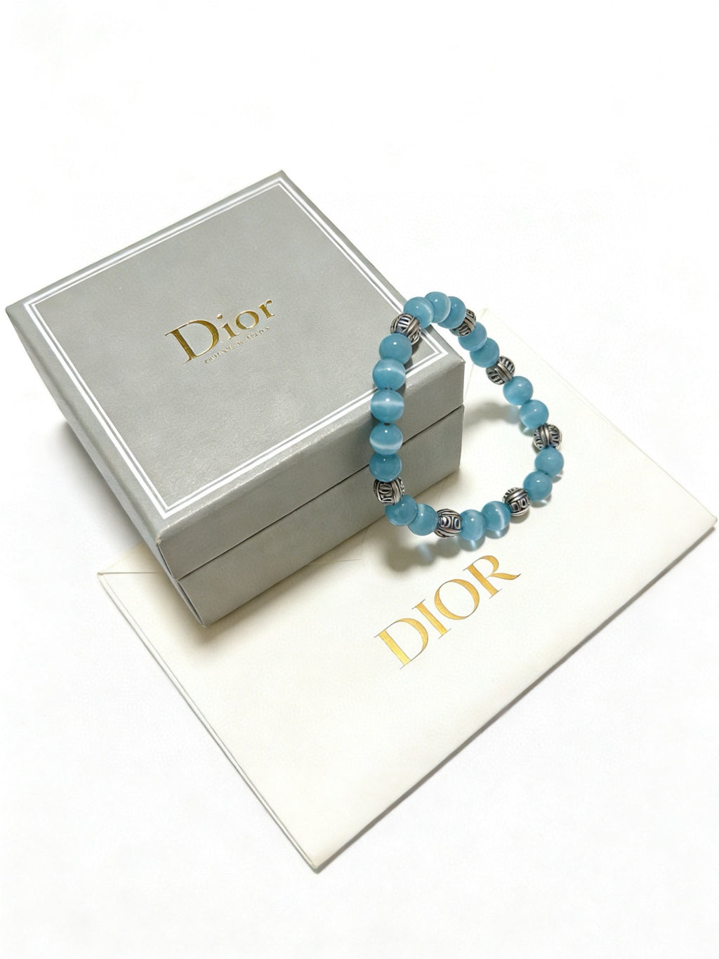 Dior Pale Blue Bead Bracelet - product image 9