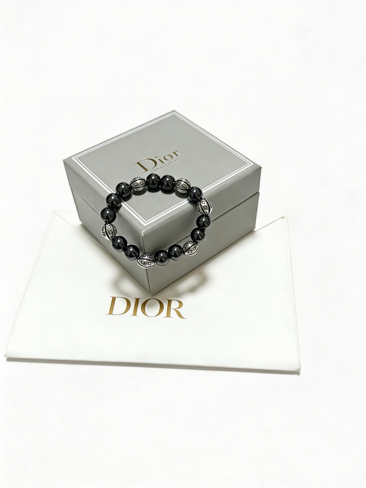 Dior Black Bead Ornamental Bracelet - product image 9