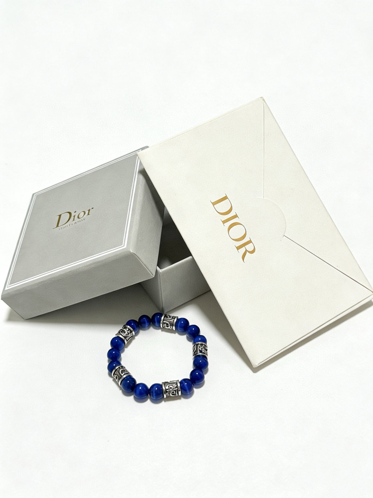 Dior Cobalt Bead Ornamental Bracelet - product image 10