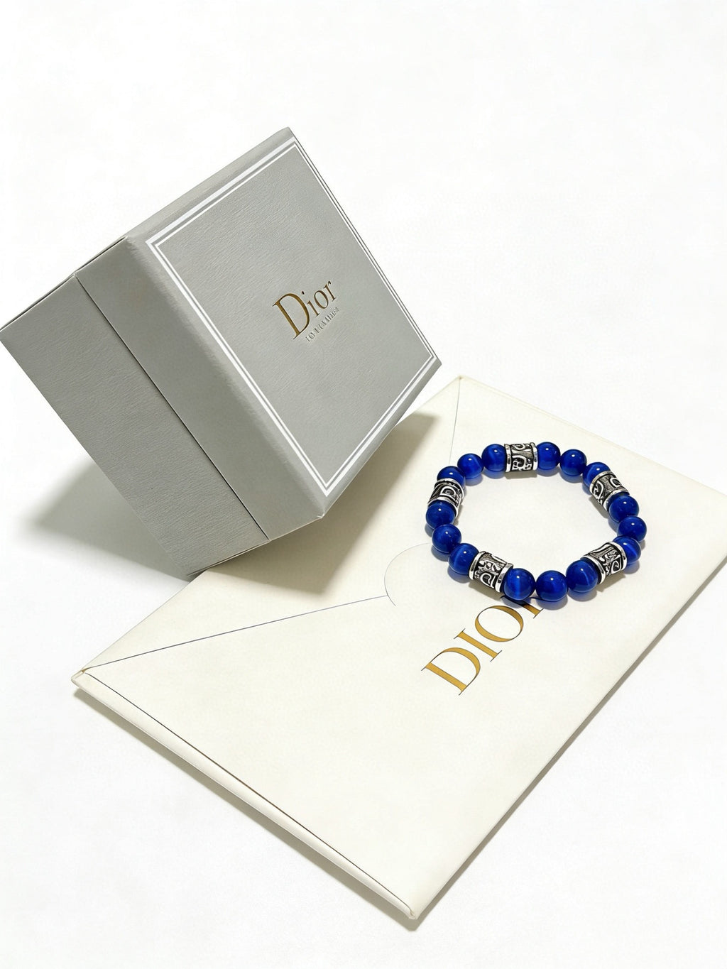 Dior Cobalt Bead Ornamental Bracelet - product image 11