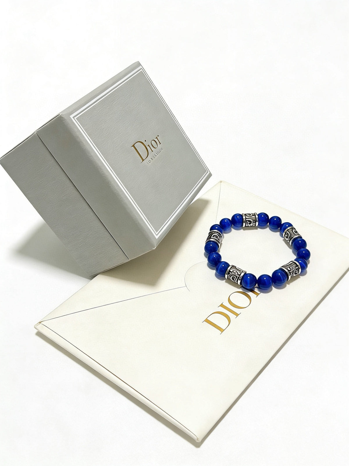 Dior Cobalt Bead Ornamental Bracelet - product image 11