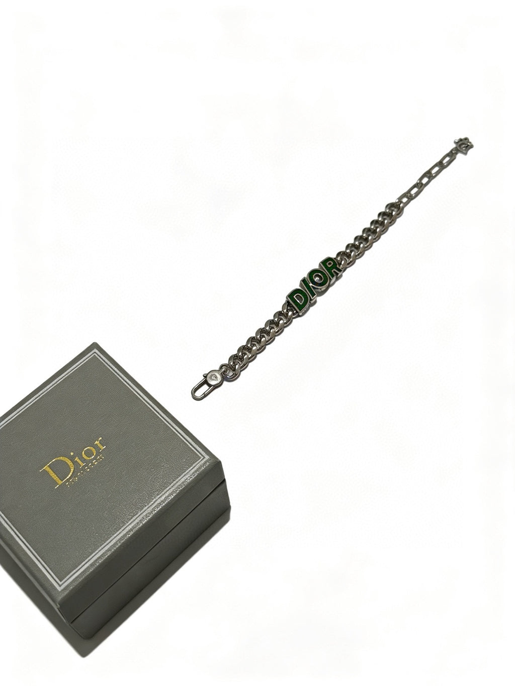 Dior Green Letter Chain Bracelet - product image 11