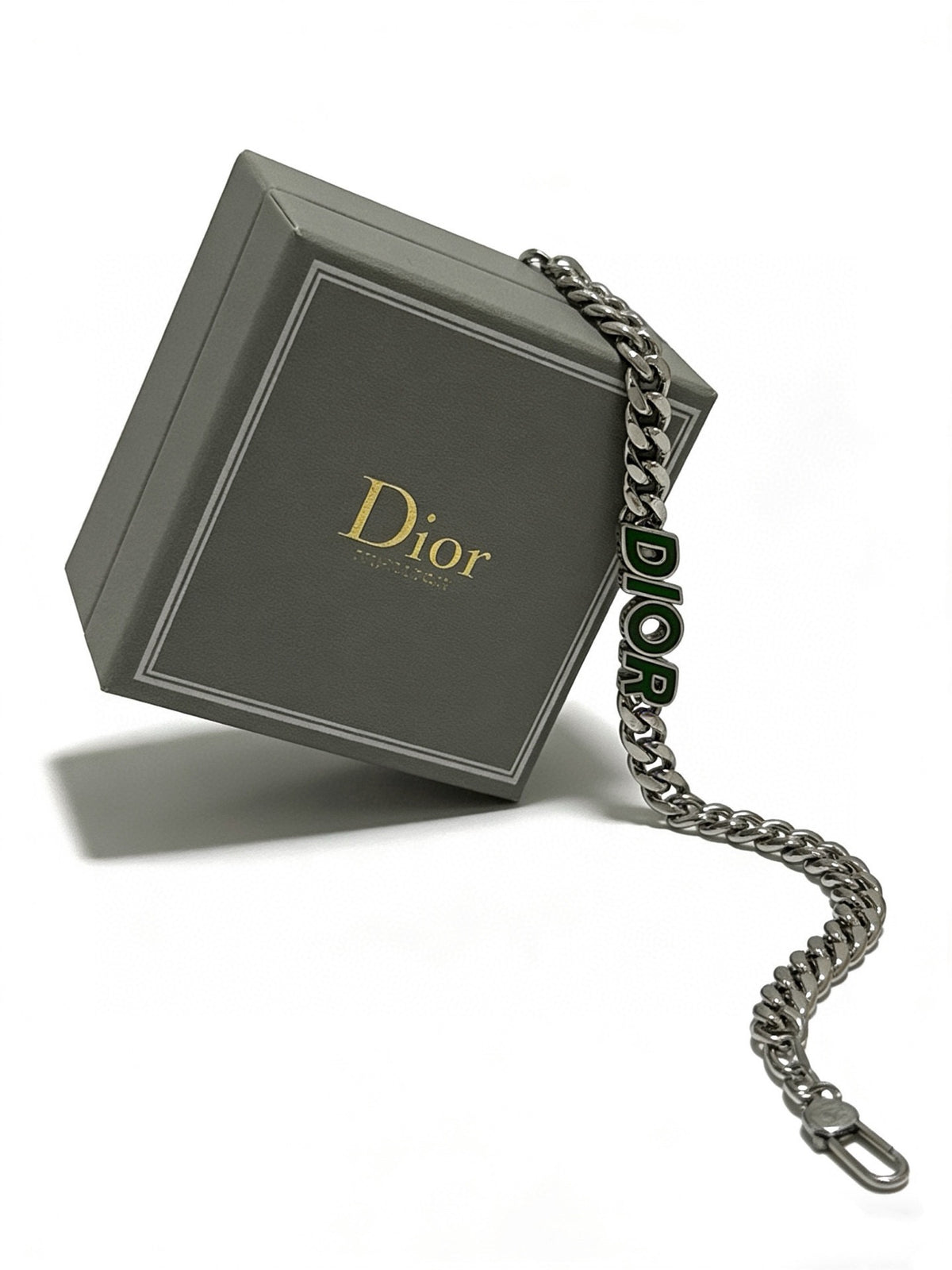 Dior Green Letter Chain Bracelet - product image 12