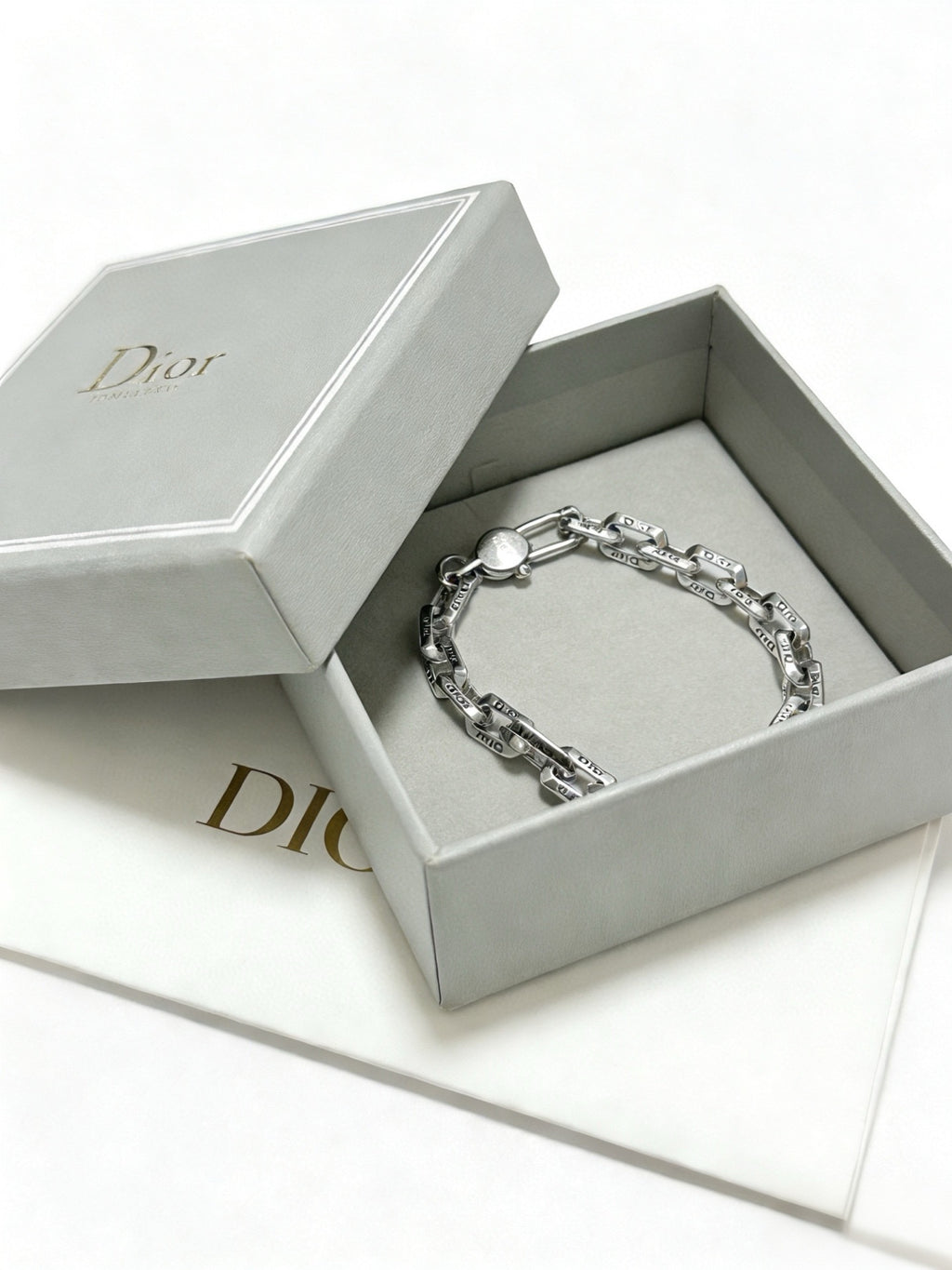 Dior Light Silver-Tone Link Bracelet - product image 10
