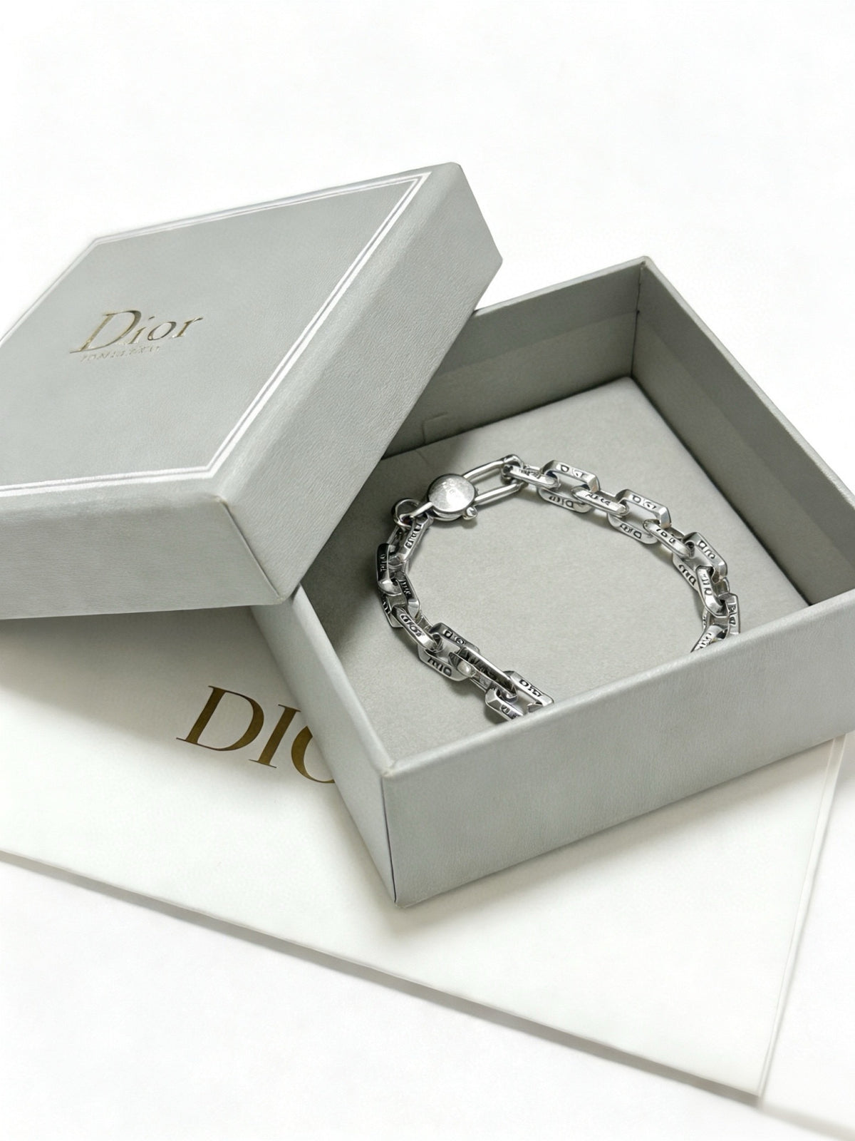 Dior Light Silver-Tone Link Bracelet - product image 10
