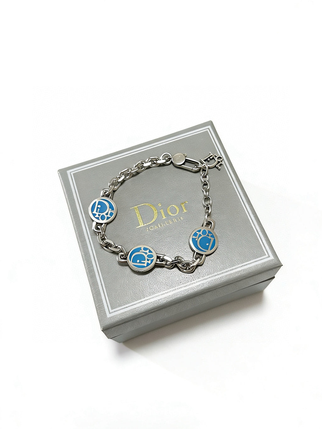 Dior Blue Medallion Chain Bracelet - product image 14