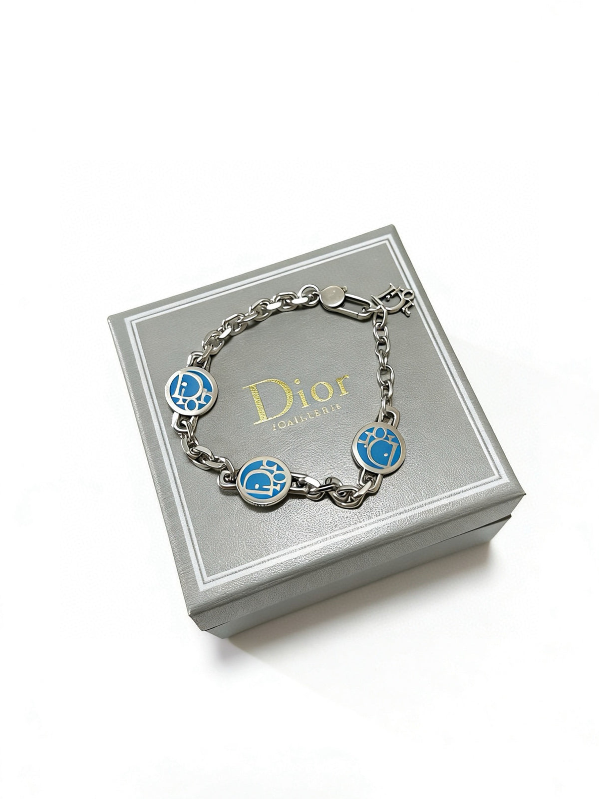 Dior Blue Medallion Chain Bracelet - product image 14