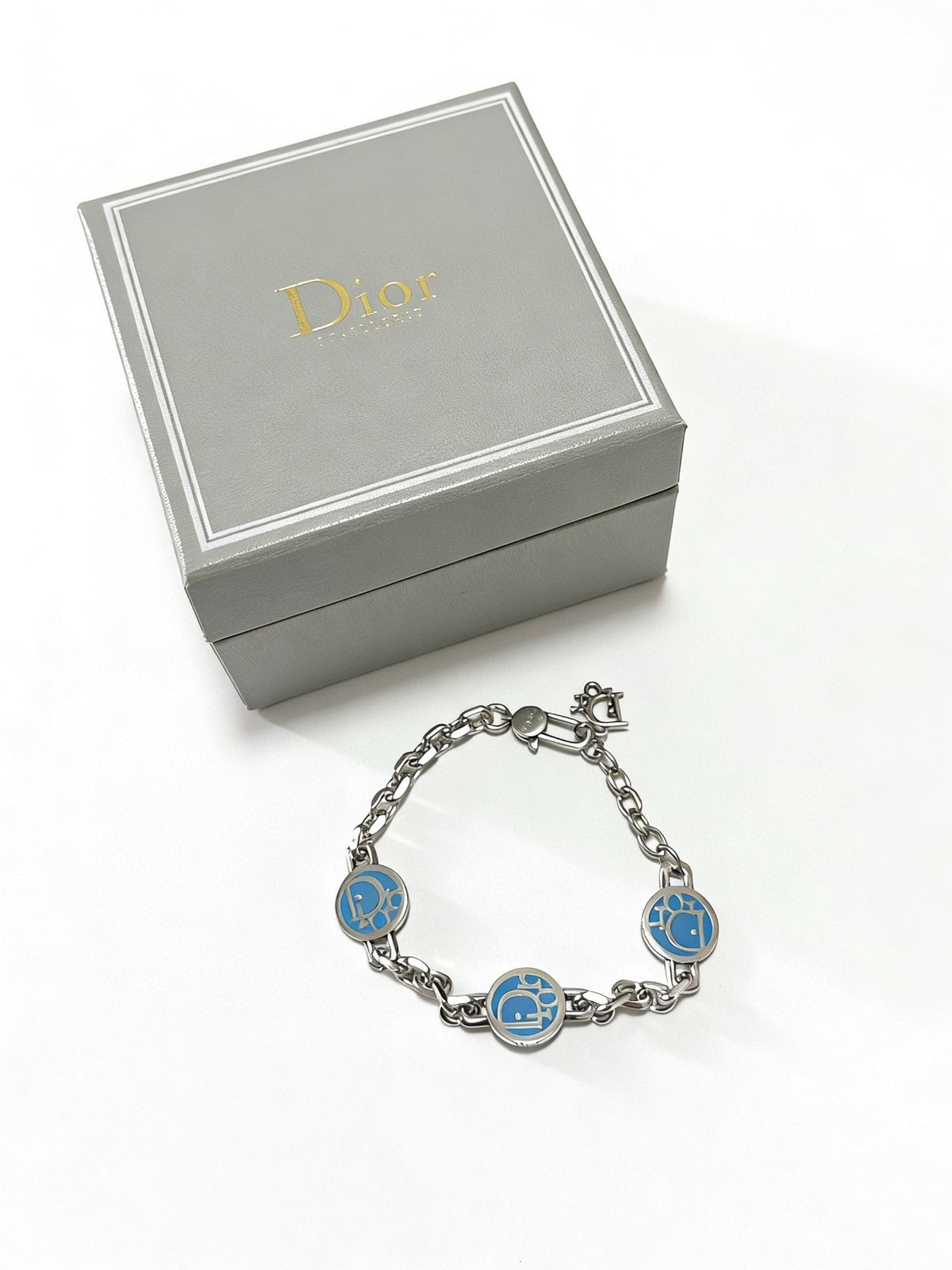 Dior Blue Medallion Chain Bracelet - product image 13