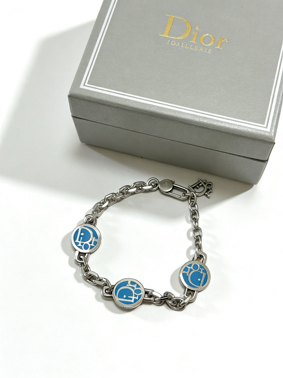 Dior Blue Medallion Chain Bracelet - product image 15