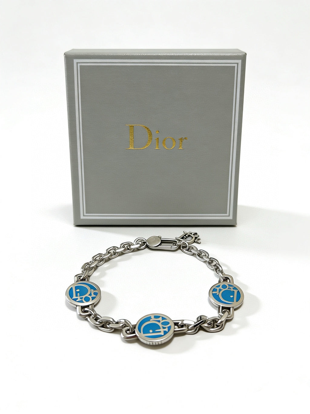 Dior Blue Medallion Chain Bracelet - product image 9