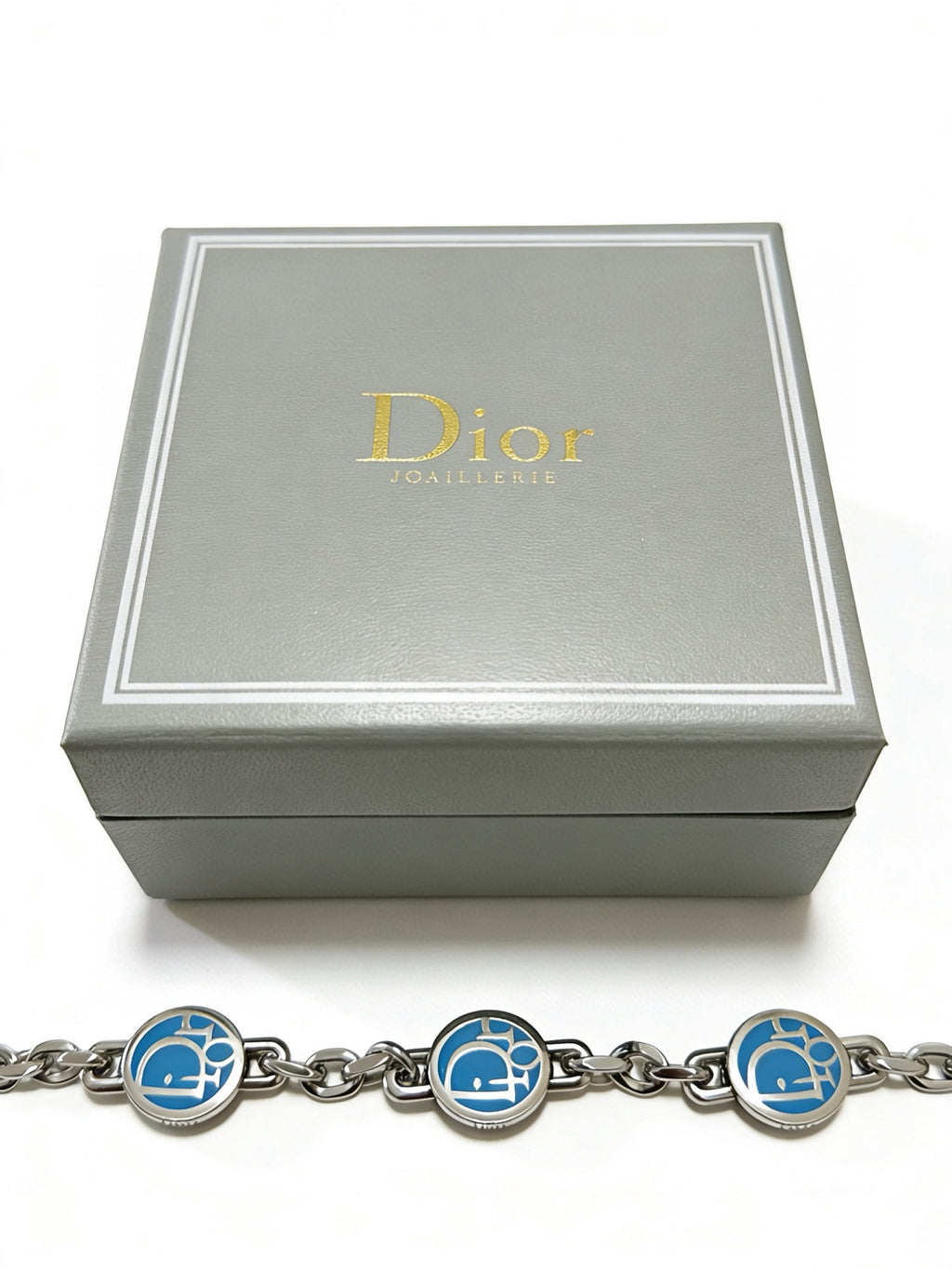Dior Blue Medallion Chain Bracelet - product image 11