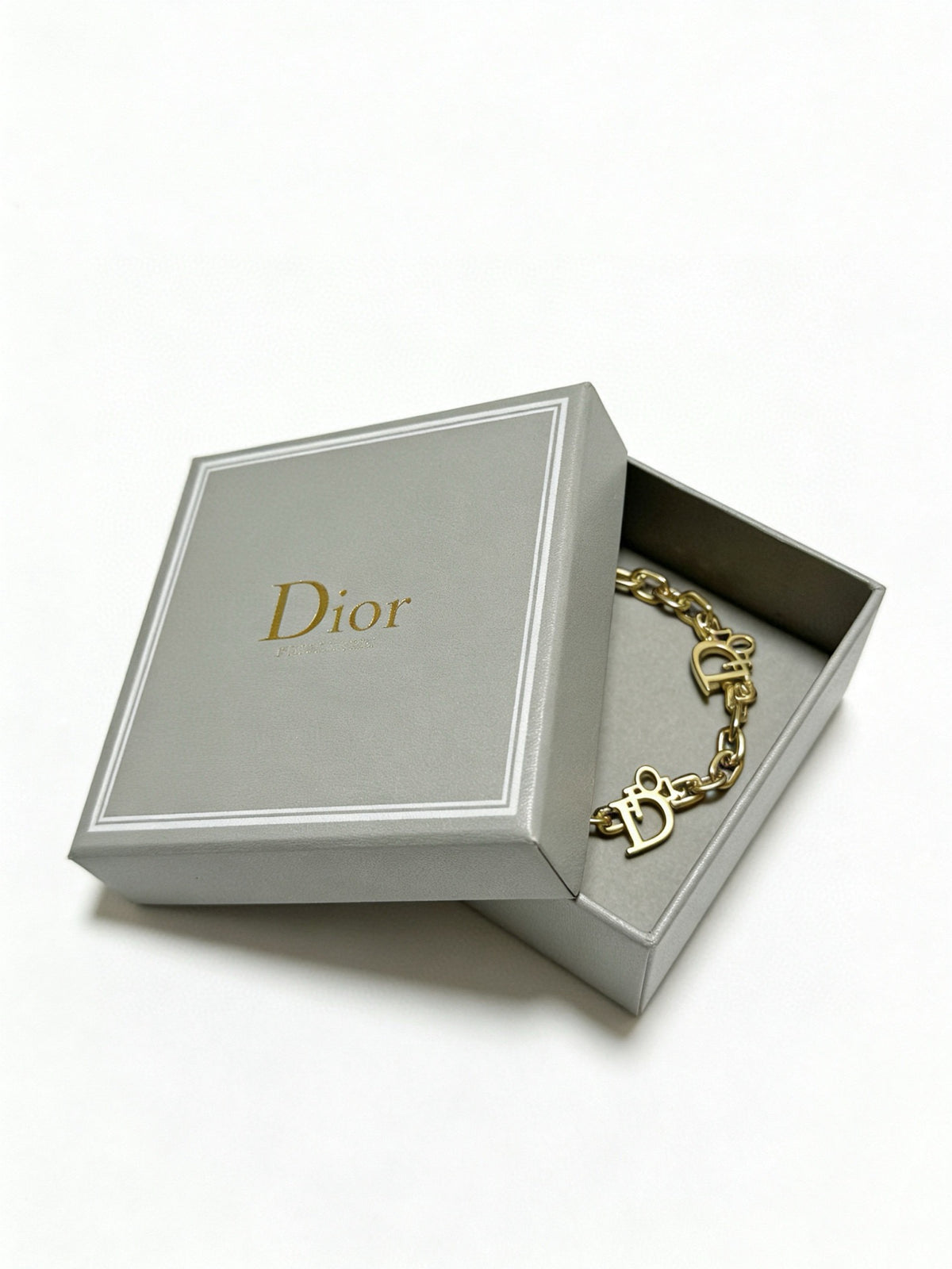 Dior Gold-Tone Ornamental Chain Bracelet - product image 11