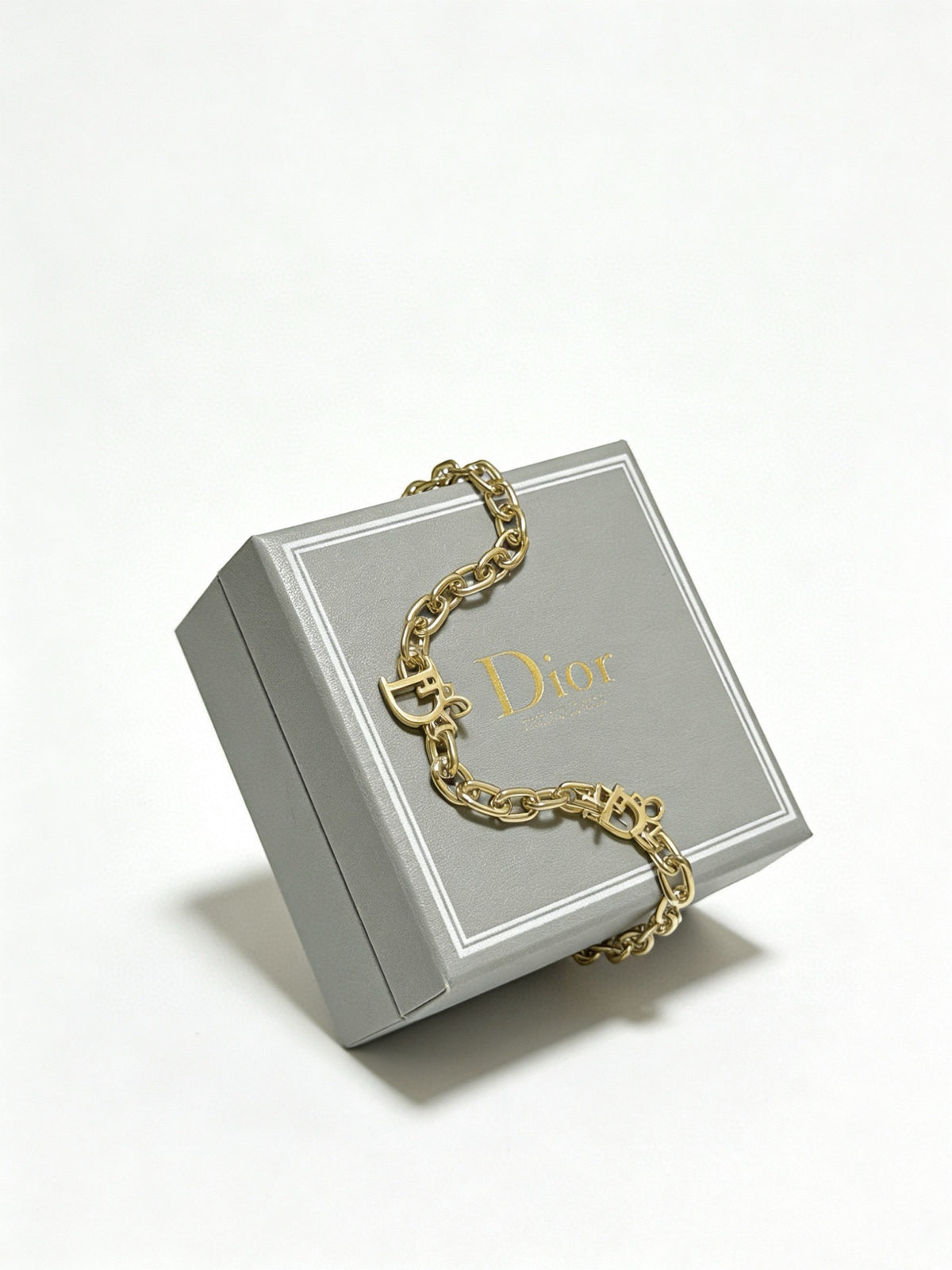 Dior Gold-Tone Ornamental Chain Bracelet - product image 10