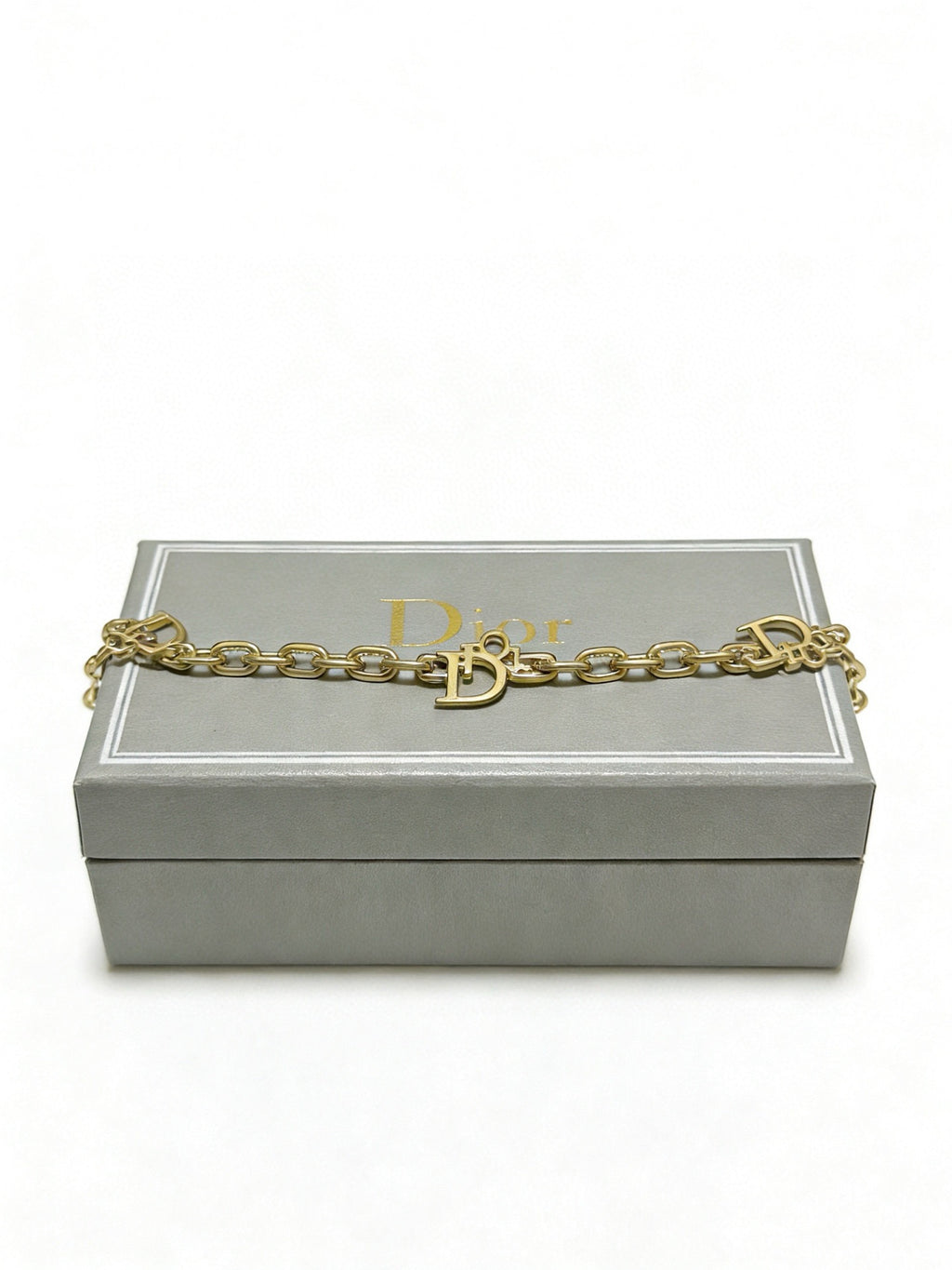Dior Gold-Tone Ornamental Chain Bracelet - product image 13