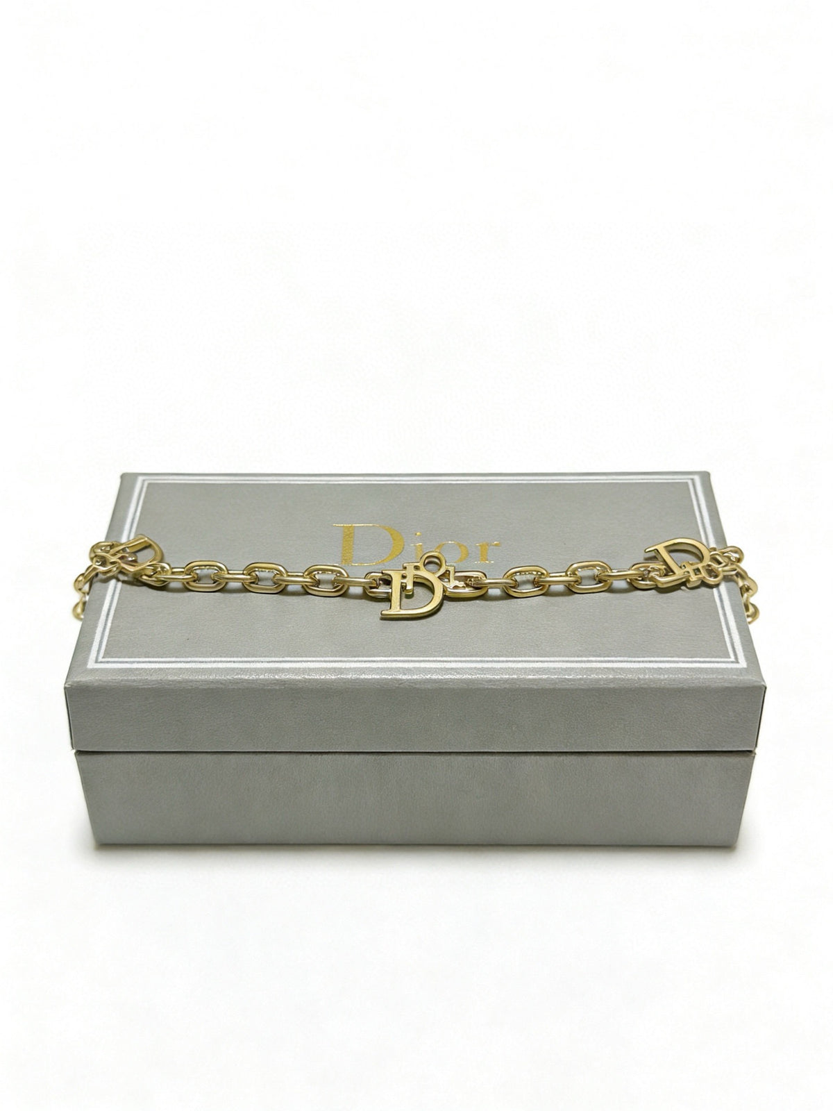 Dior Gold-Tone Ornamental Chain Bracelet - product image 13