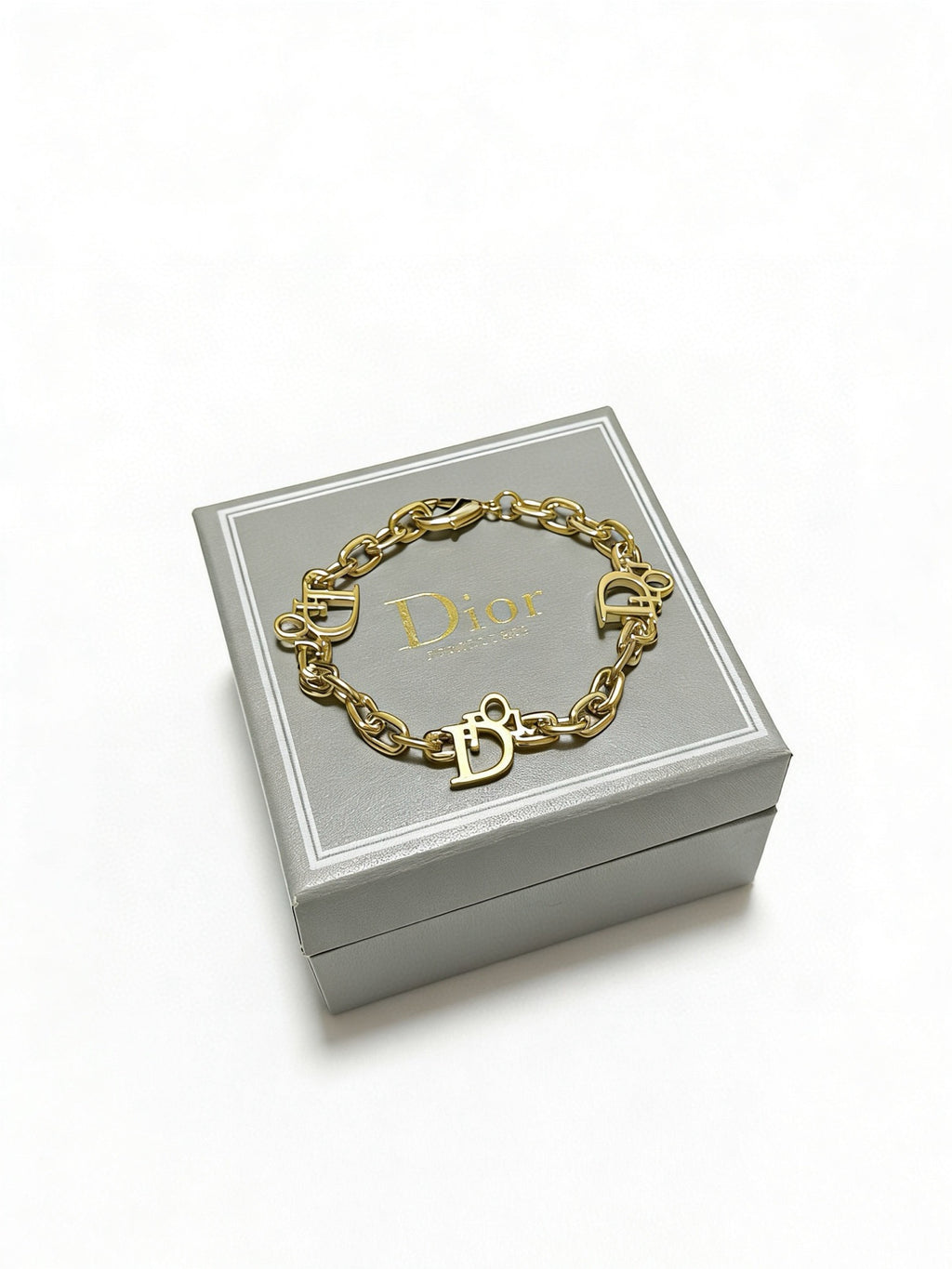 Dior Gold-Tone Ornamental Chain Bracelet - product image 8