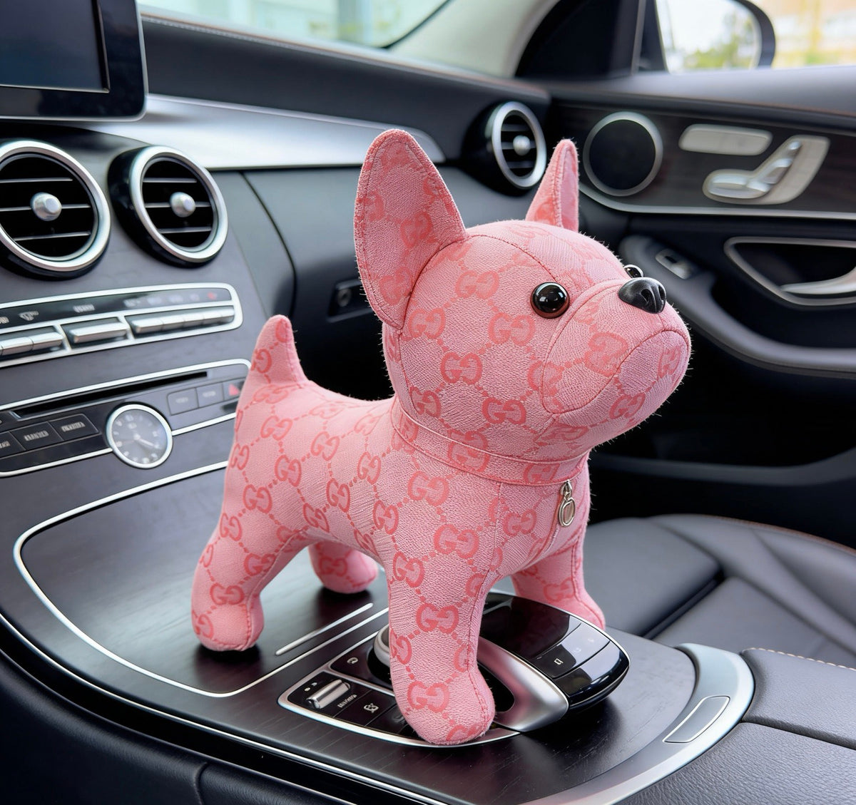Gucci Pink Monogram Dog Plush Toy - album image 5