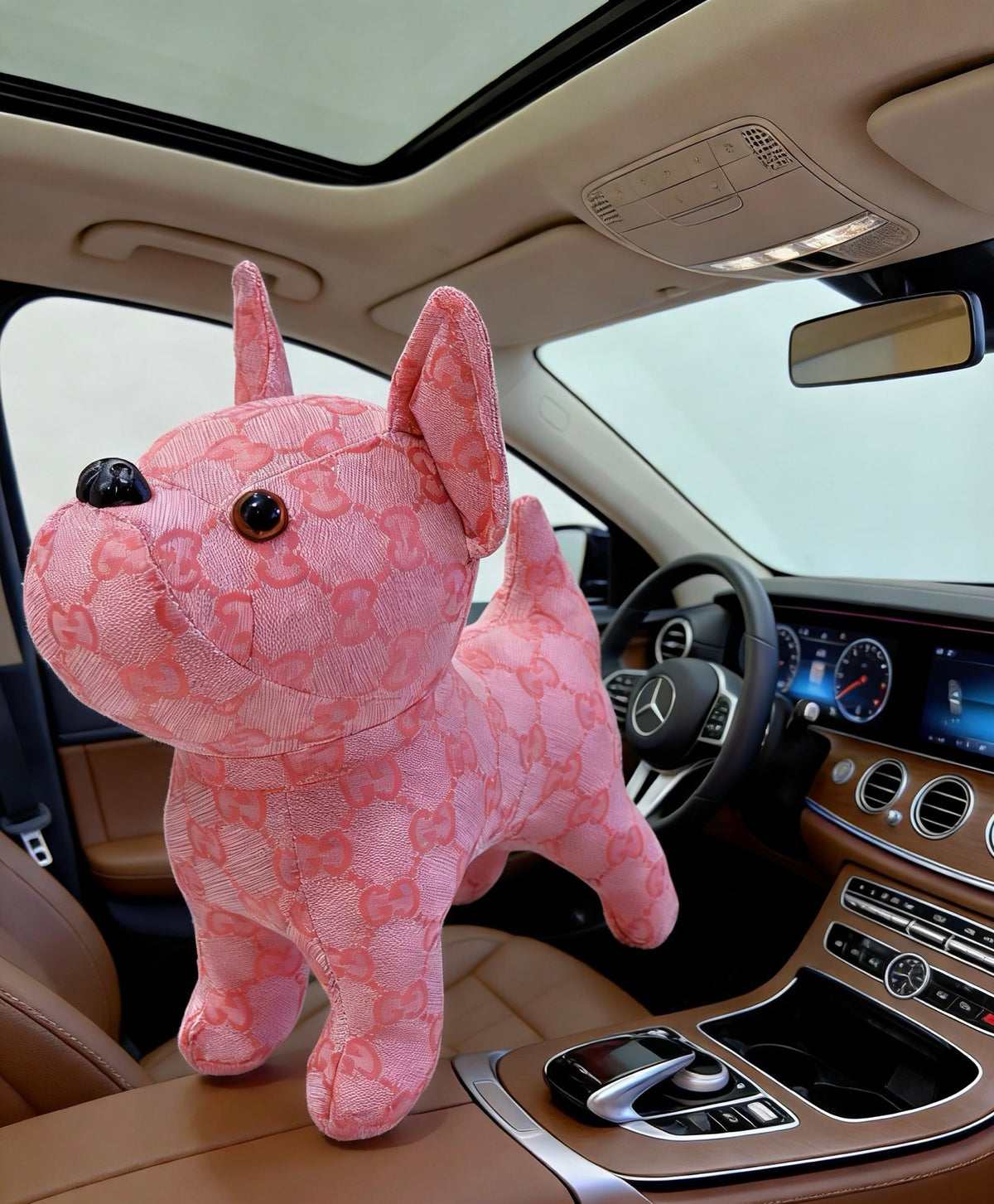 Gucci Pink Monogram Dog Plush Toy - album image 4