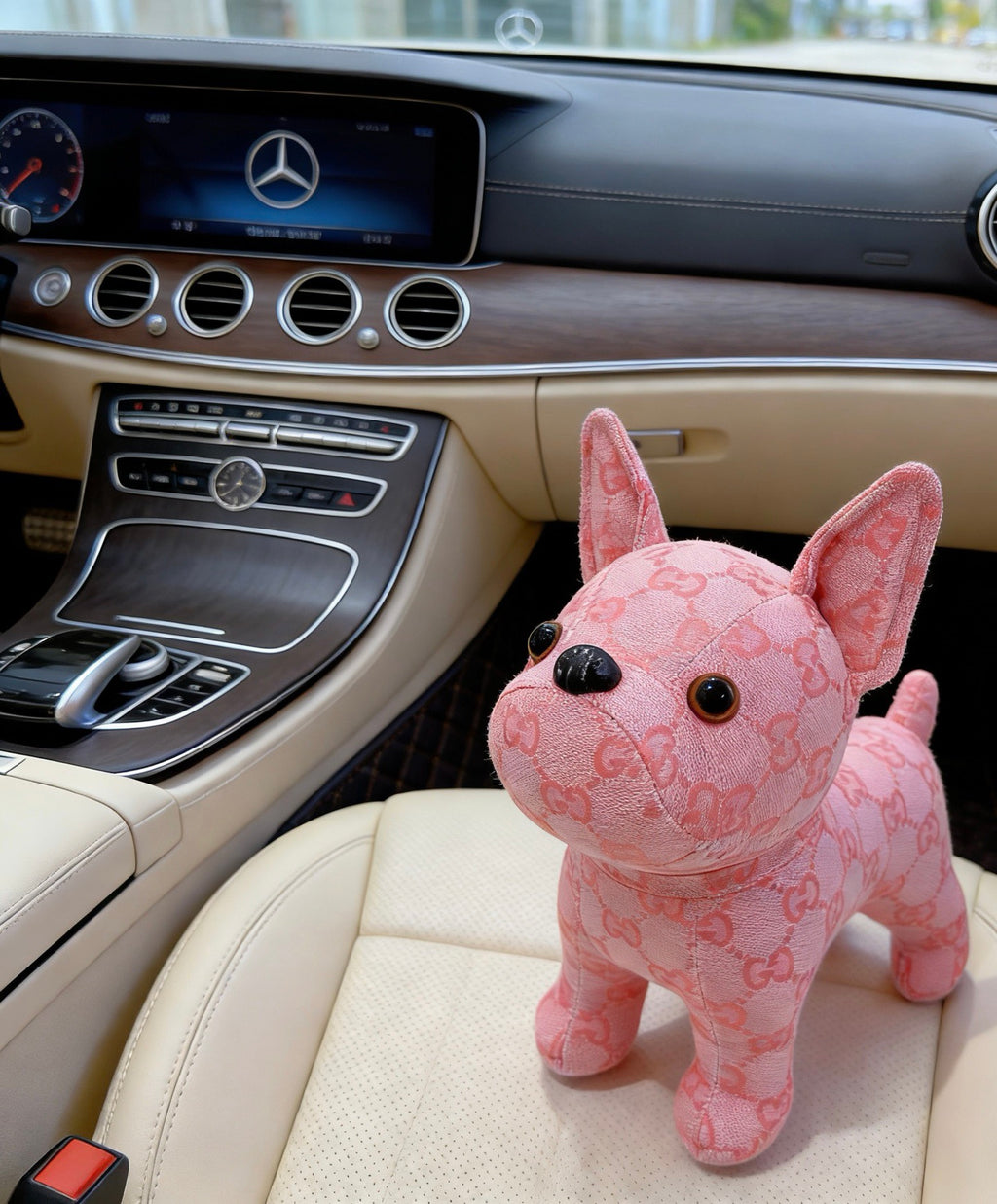 Gucci Pink Monogram Dog Plush Toy - album image 6