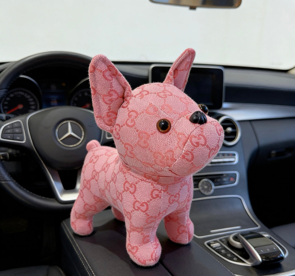 Gucci Pink Monogram Dog Plush Toy - album image 1