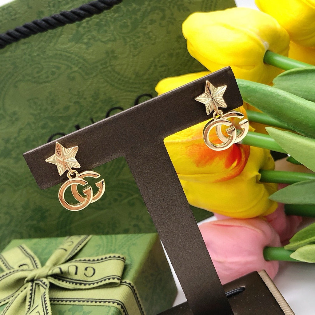 Gucci Interlocking G Star Polished Earrings - album image 7