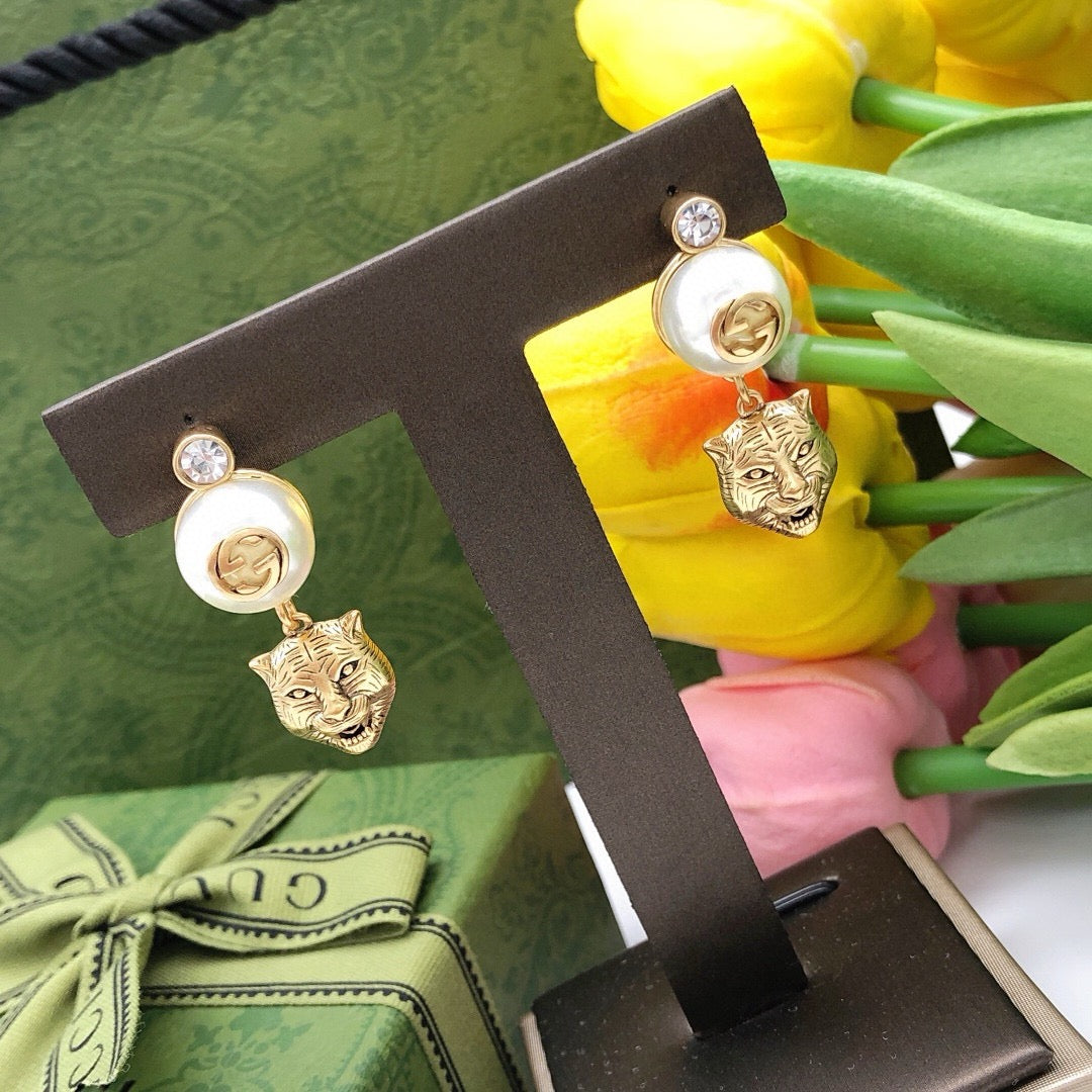 Gucci Tiger Head Earrings - album image 7