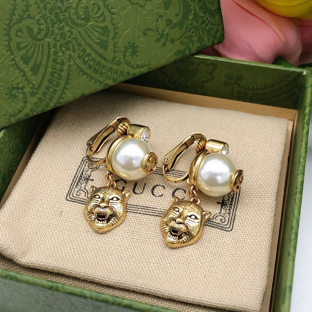 Gucci Tiger Head Earrings - album image 5