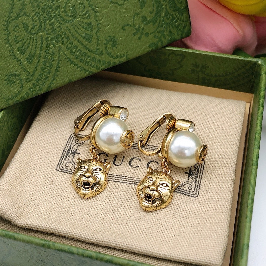 Gucci Tiger Head Earrings - album image 5