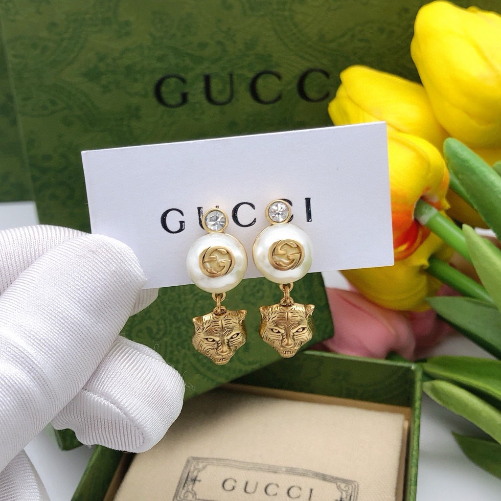 Gucci Tiger Head Earrings - album image 2