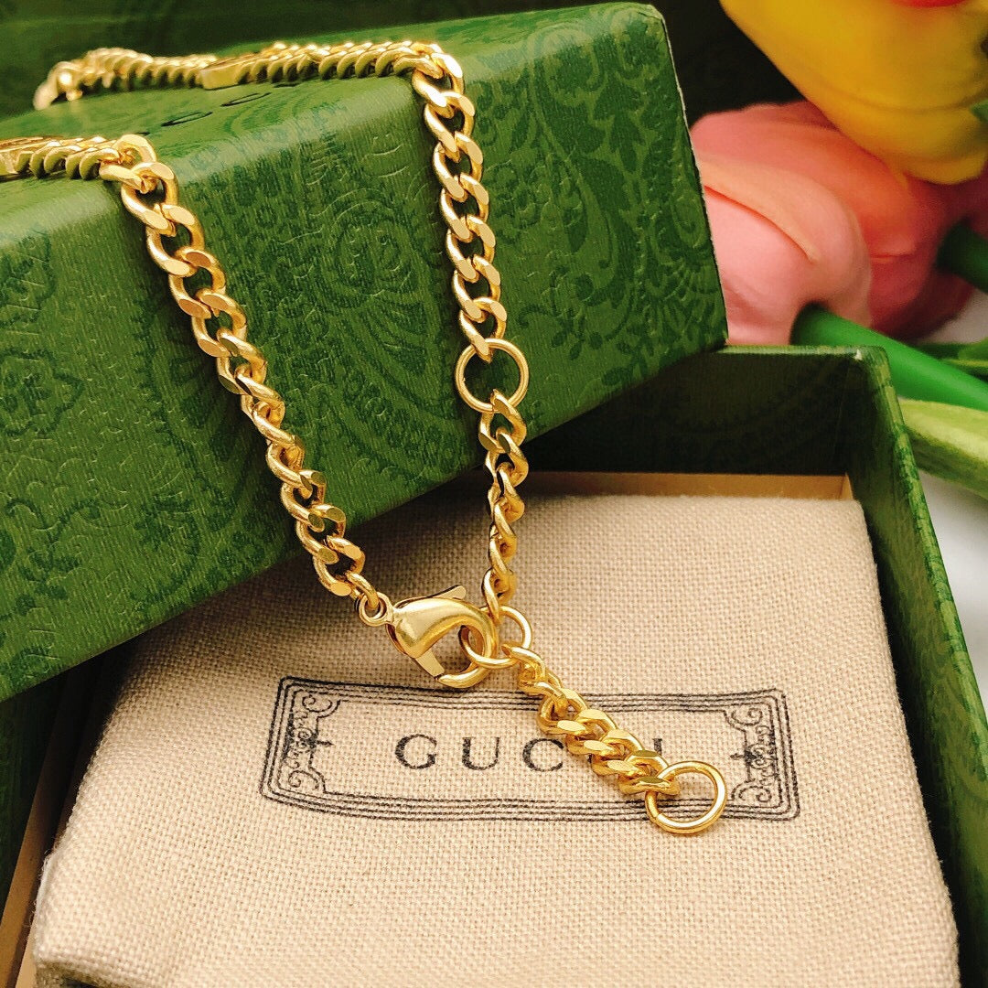 Gucci Interlocking G Pink Pendant Necklace - album image 6