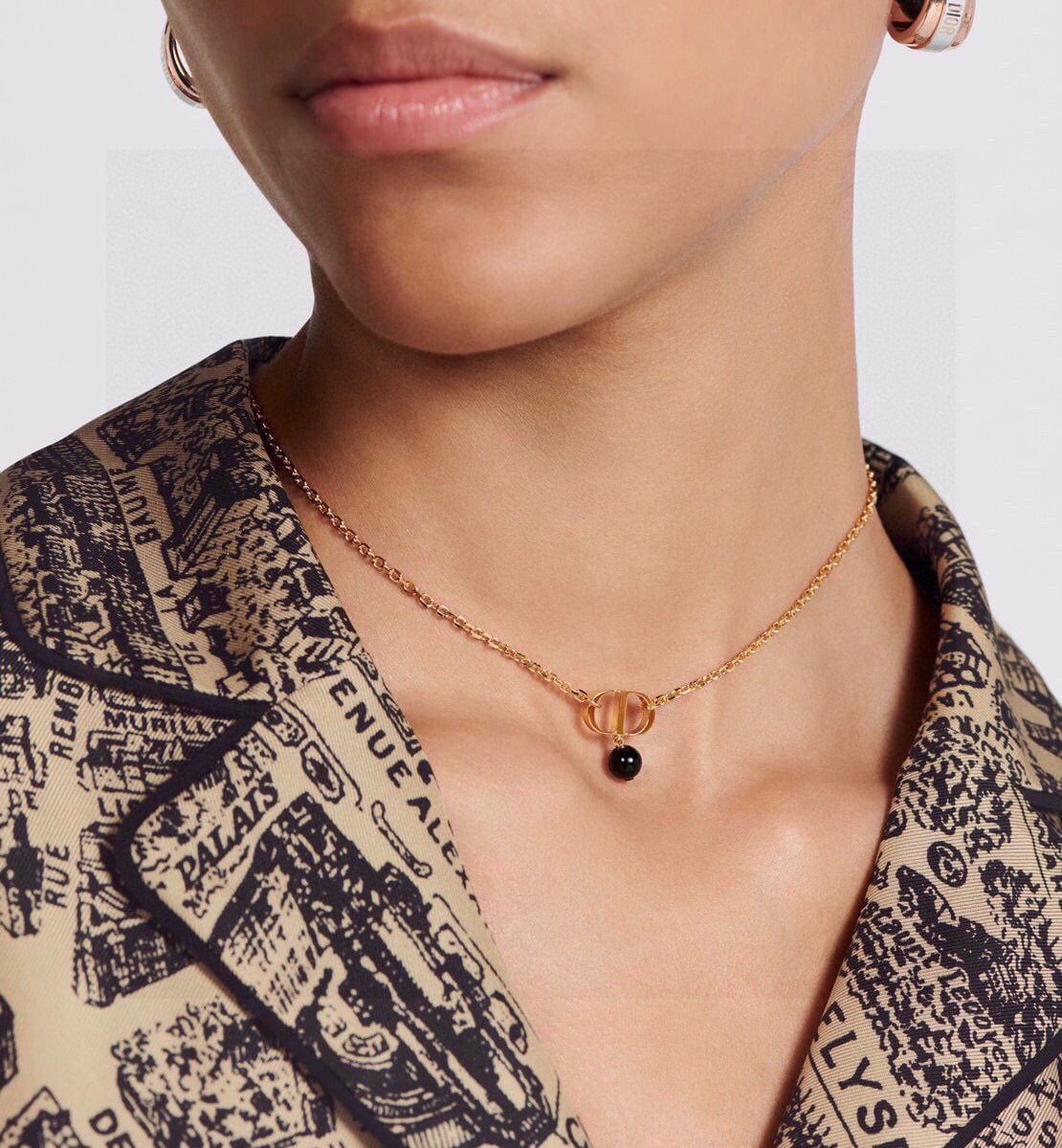 Dior Black Medallion Fine Necklace - product image 5