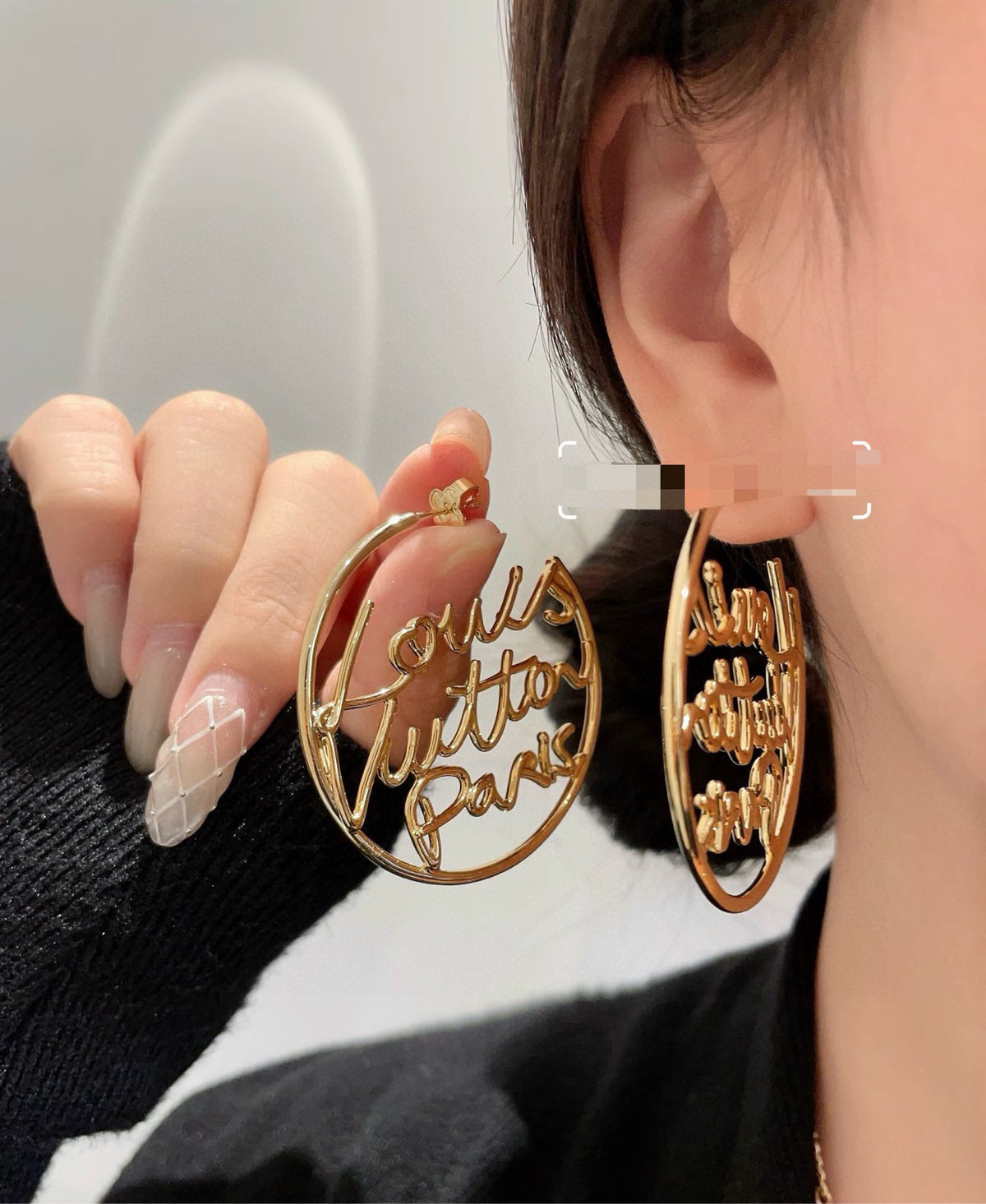 Louis Vuitton LV Letter Stud Earrings - album image 1