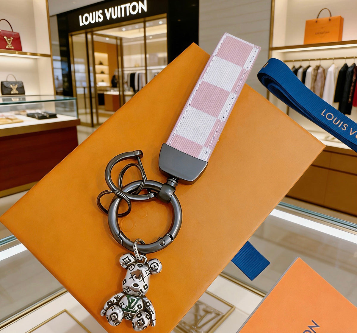 Louis Vuitton Silver-Tone Character Keychain - album image 3