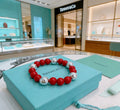 Tiffany & Co. Red Bead Contrast Charm Bracelet - album image 1